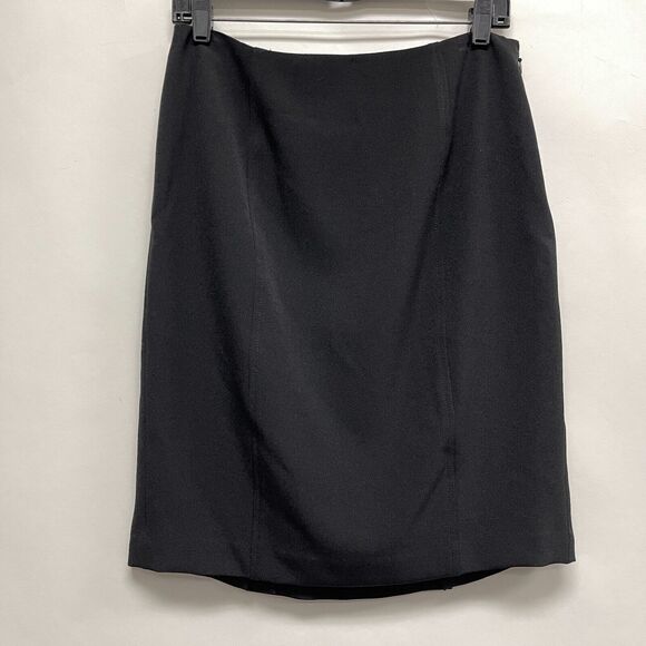 Kasper Women's Pencil Straight Skirt Size 4 Petite Black Lined - Picture 1 of 10